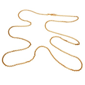 9ct gold 25.4g 46 inch belcher Chain